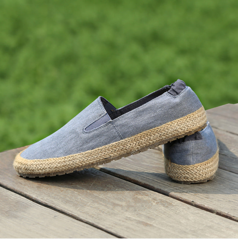 Oriental Fisherman Linen Loafers