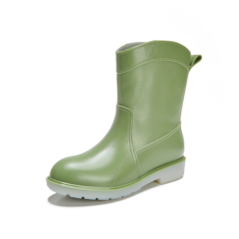 All-Weather PVC Mid-Tube Boots