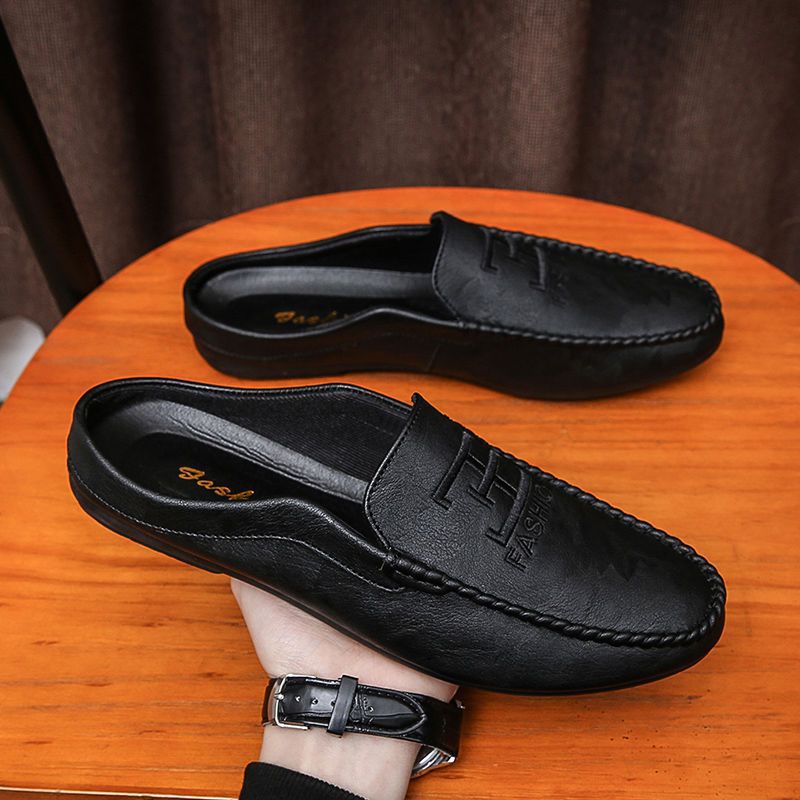 Elegant Men's Slip-On Leather Loafers