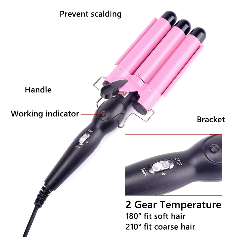 Tri-Barrel Styling Wand
