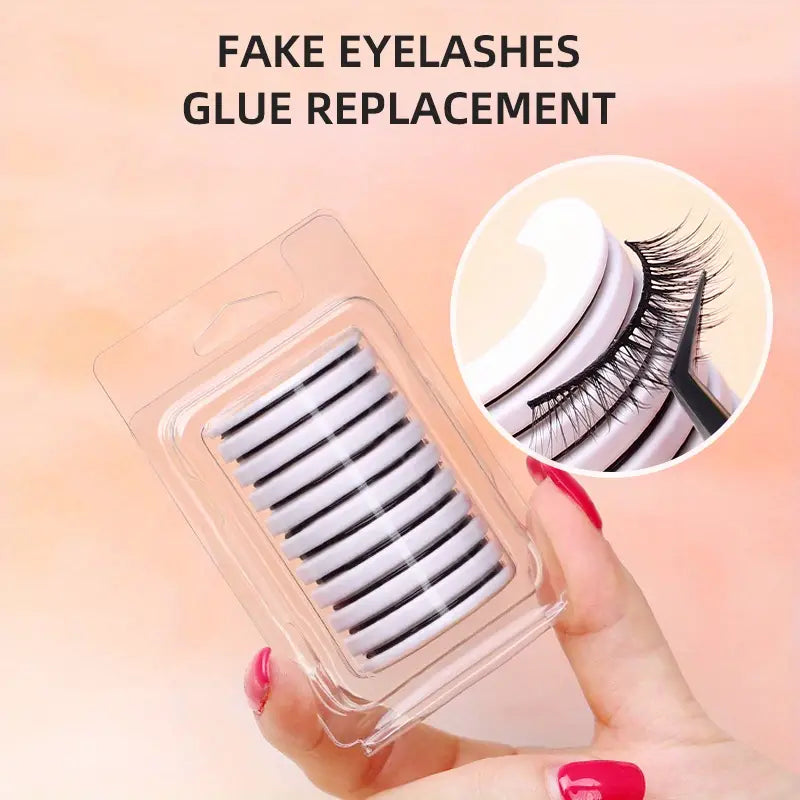 Self-Stick Waterproof False Eyelash Adhesive Strips (10pcs)