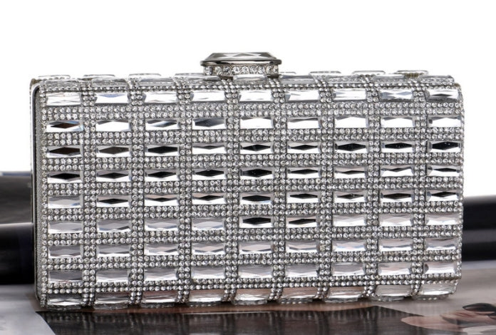 Rhinestone Glamour Evening Clutch
