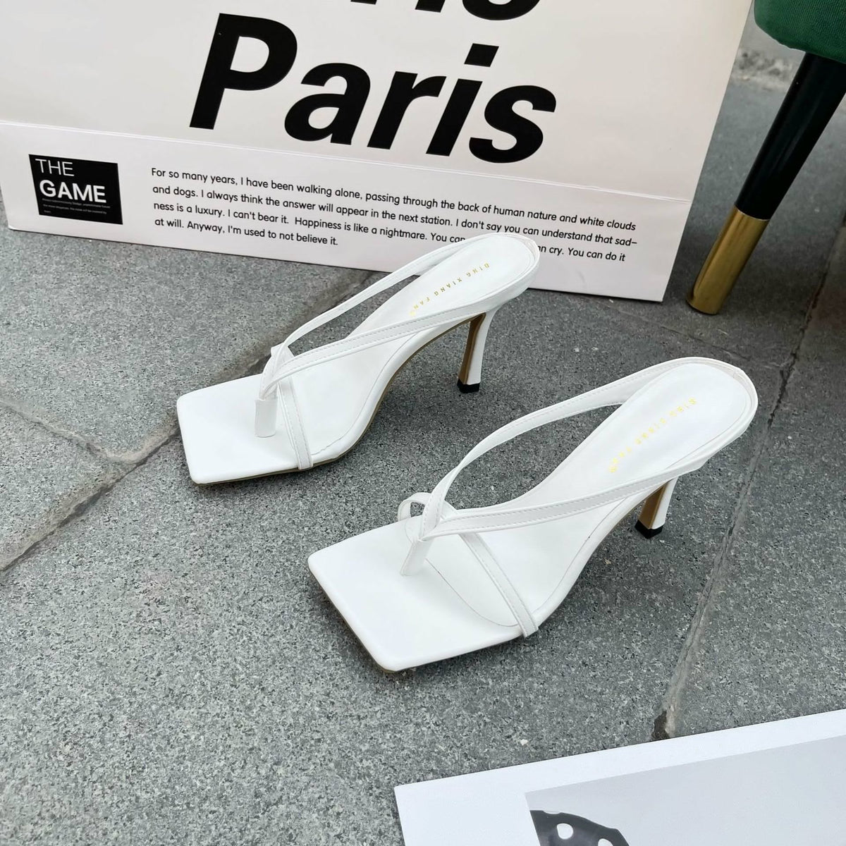 Chic Transparent Heeled Sandals