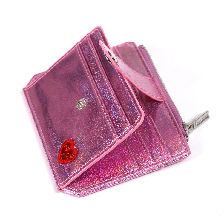 Elegant Heart Embroidered Purse