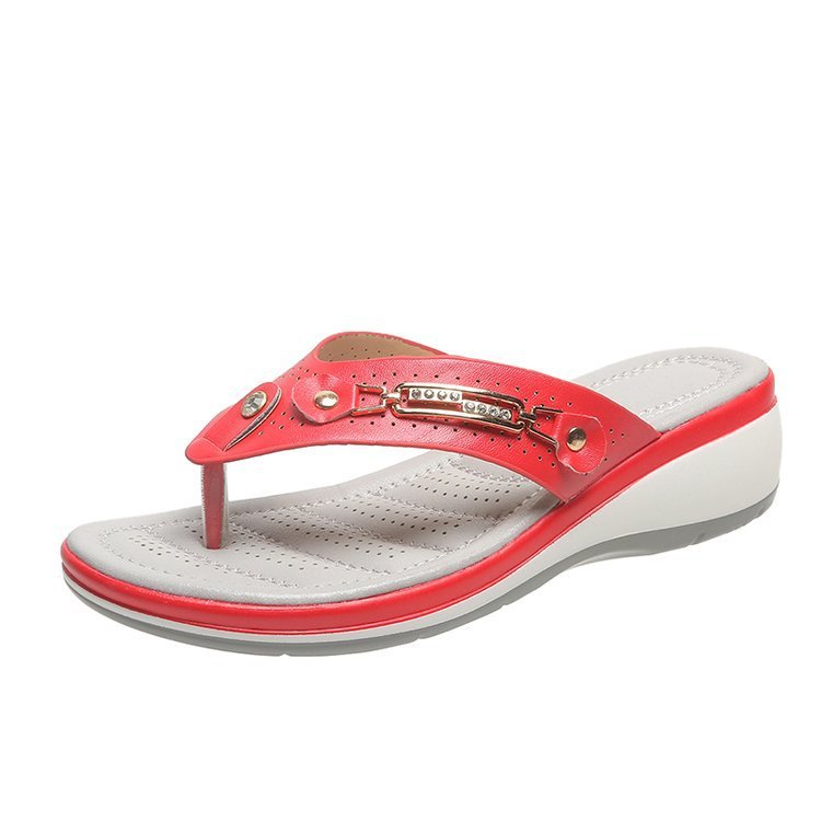 Elegant Beach Wedge Sandals