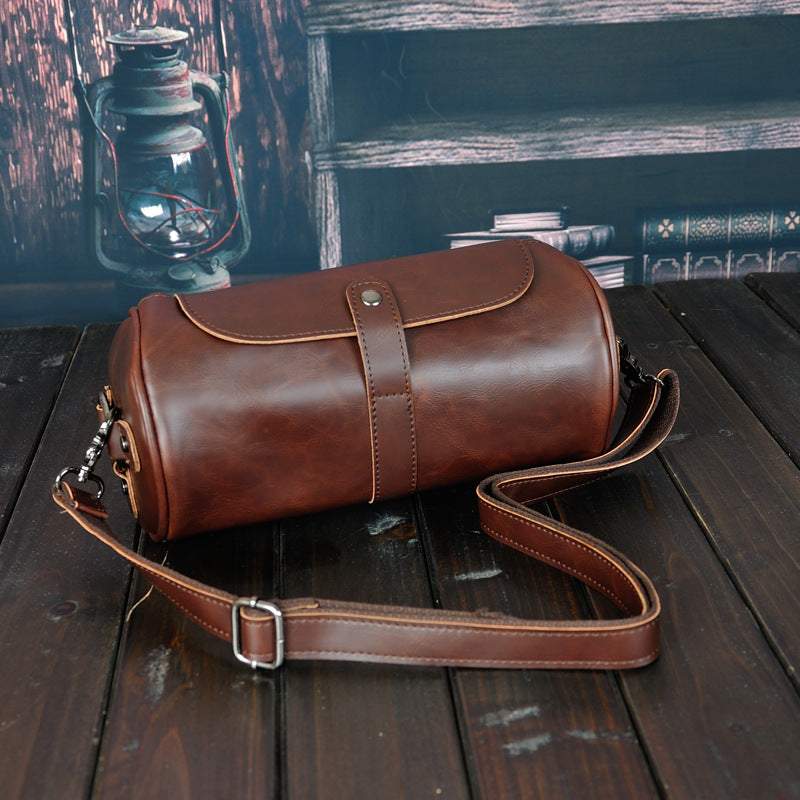 Korean Retro Leather Shoulder Bag