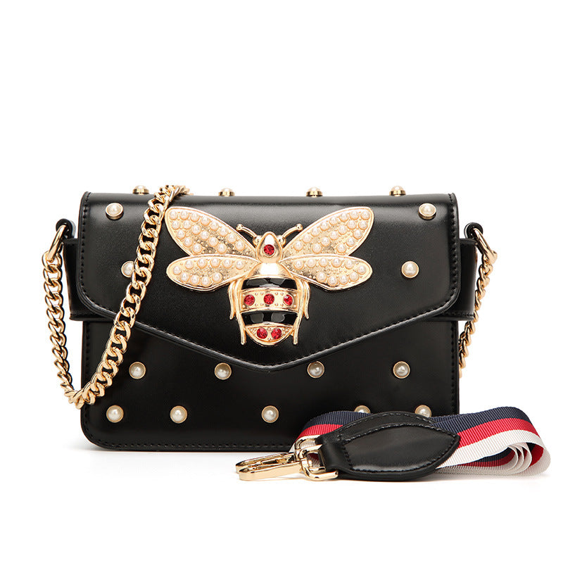 Luxury 2023 Bee Mini Bag with Pearls