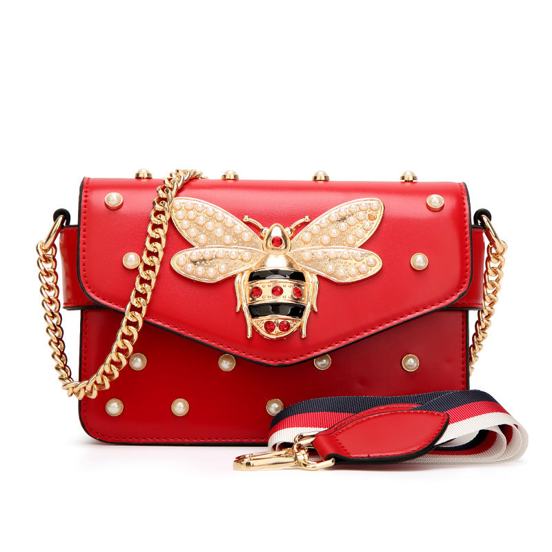 Luxury 2023 Bee Mini Bag with Pearls