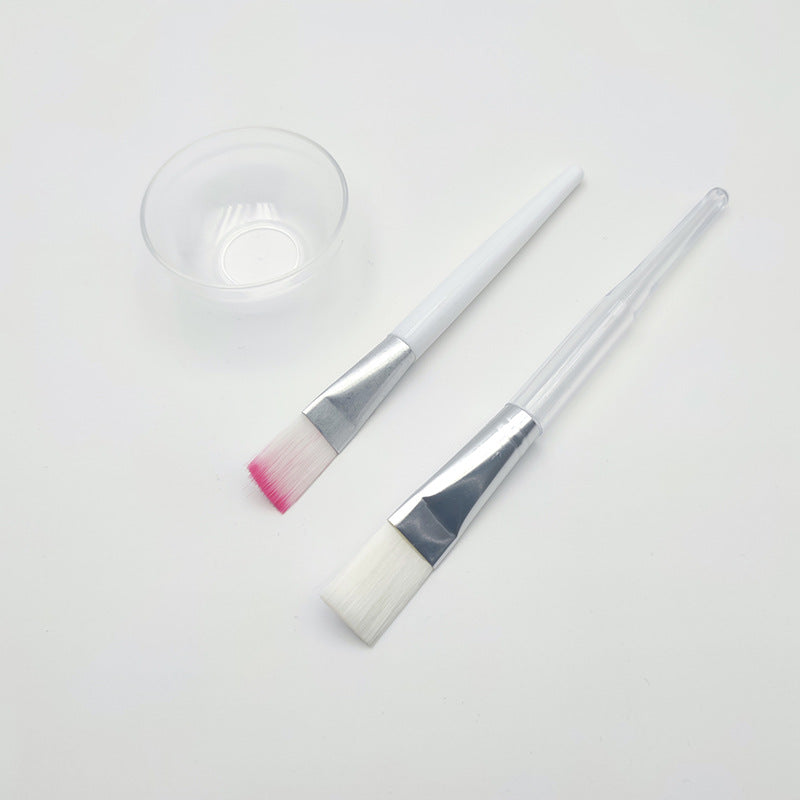 Clear Skincare Bowl and Brush Set