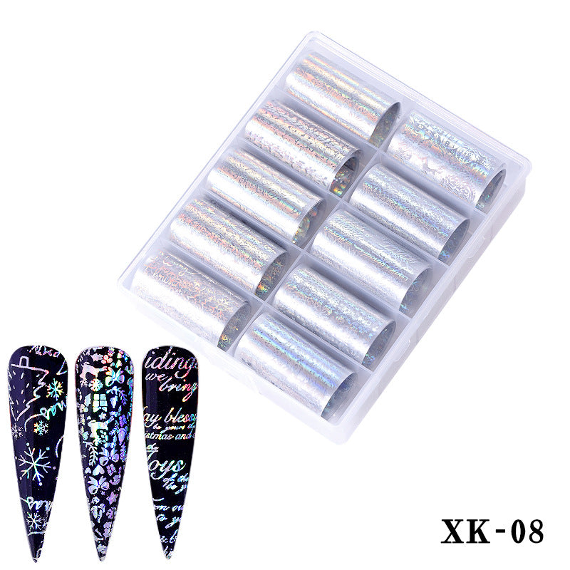 2020 New Nail Art Transfer Stickers - Starry Laser