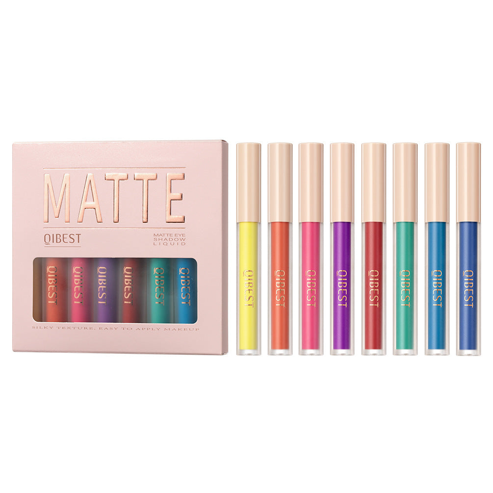 QIBEST Matte Liquid Eyeshadow and Blush Duo Set