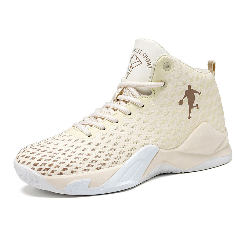 Unisex Plaid High-Top Basketball Sneakers