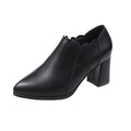 Elegant Pointed-Toe Heeled Booties