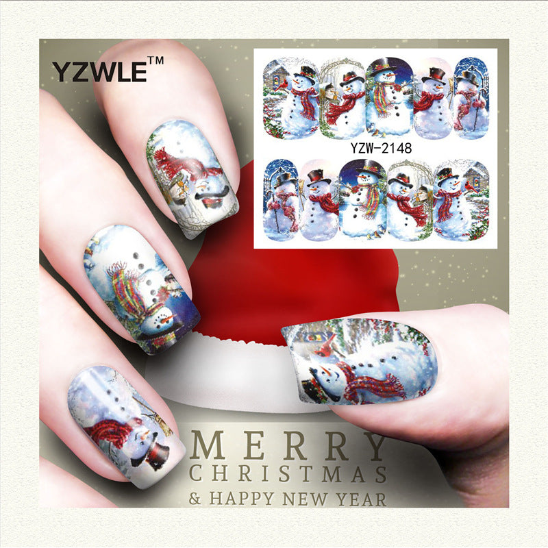 Festive Fingertips Christmas Nail Decals