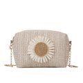 Floral Woven Beach Bag 2023 Fashion Crossbody Bag