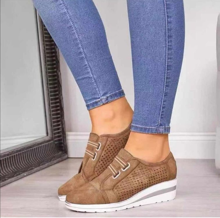 Comfortable Slip-On Wedge Shoes for Women (Size 35-43)