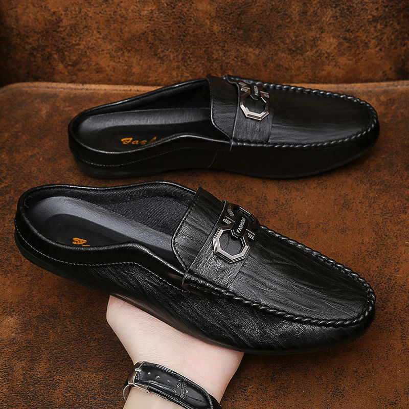 Elegant Men's Slip-On Leather Loafers