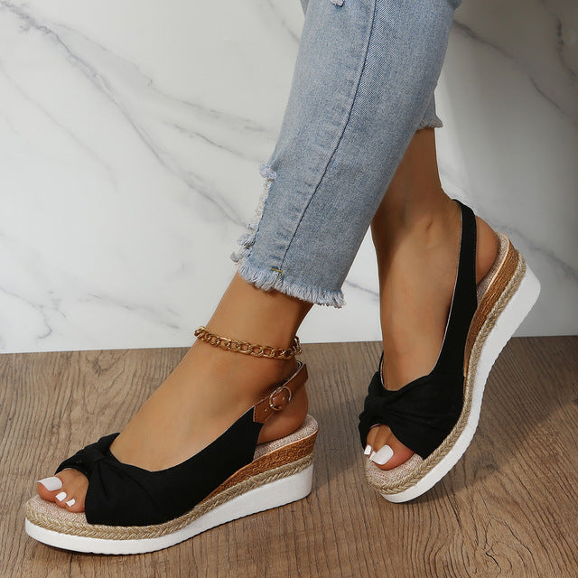 Elegant Multicolor Open Toe Sandals