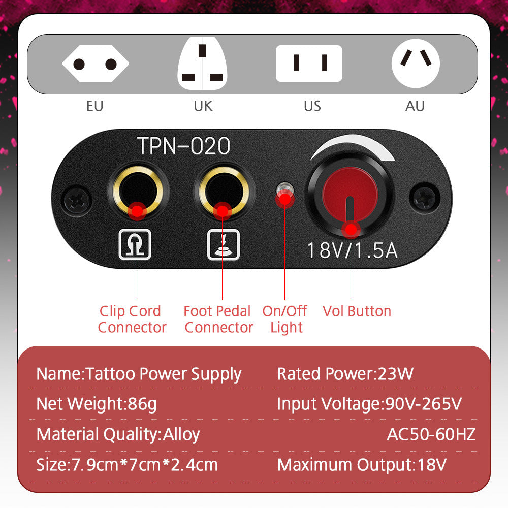 DanHui Professional Tattoo Artistry Kit