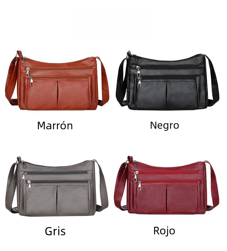 Trendy Korean Style Soft Leather Shoulder Bag for Women
