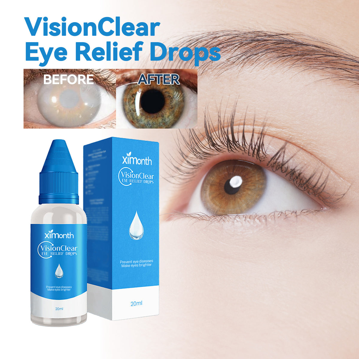 Ximonth Eye Drops for Fatigue, Dryness, and Irritation