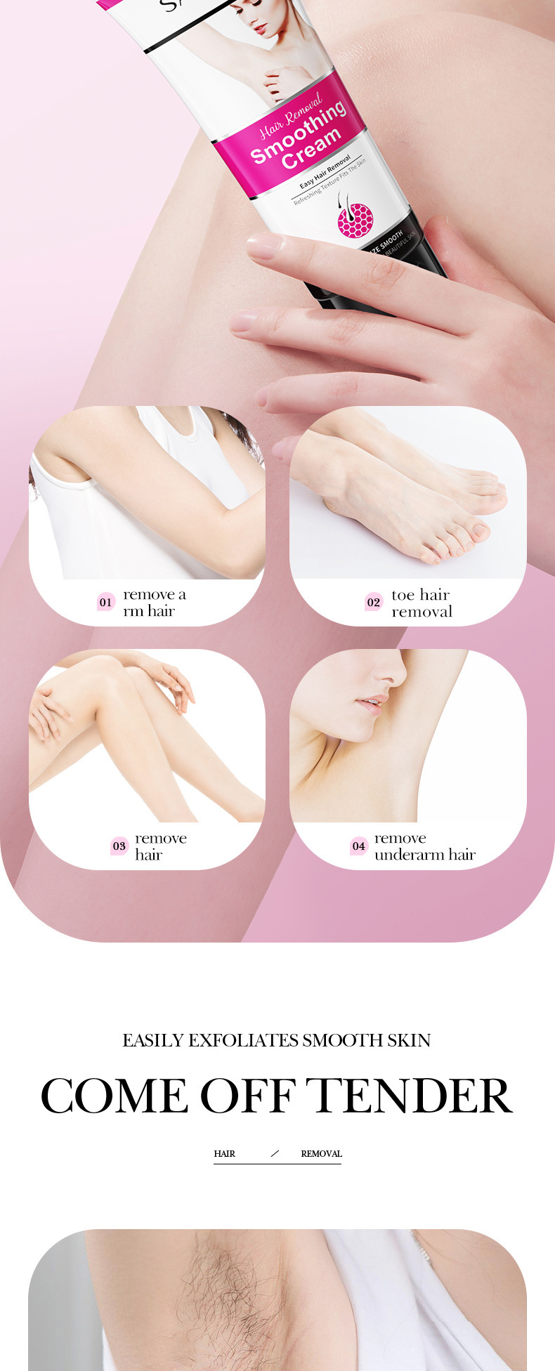 Gentle Hydrating Hair Removal Cream