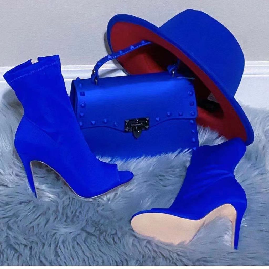 Elegant Stiletto Fish Mouth Boots
