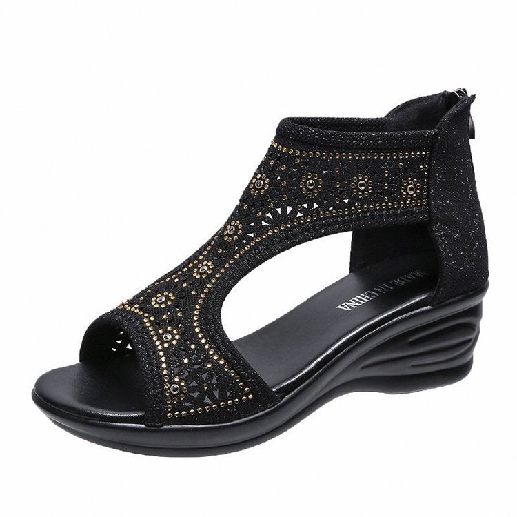 Elegant Summer Rhinestone Wedges