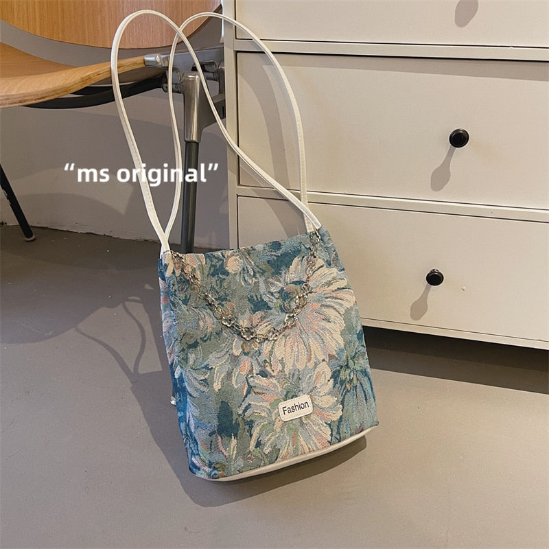 Monet Artisan Wool Handbag