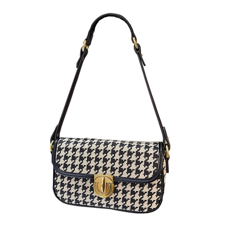 "Guangzhou Wholesale Houndstooth Shoulder Bag for Women"