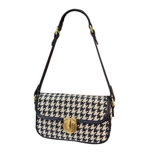 "Guangzhou Wholesale Houndstooth Shoulder Bag for Women"