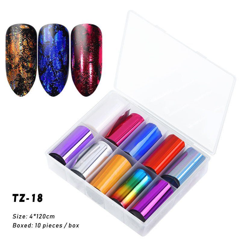 2020 New Nail Art Transfer Stickers - Starry Laser