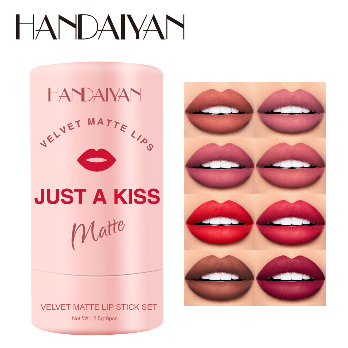 Handaiyan Luxe Matte Lip Ensemble