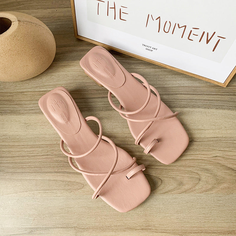 Elegant Low-Heel Mules for Women
