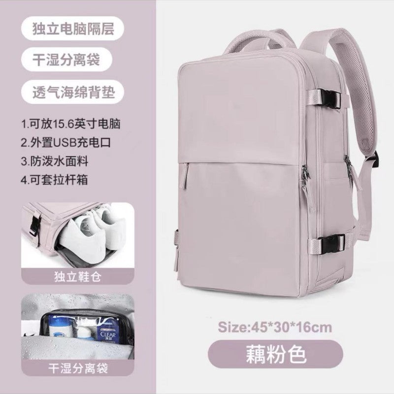 Large Capacity Waterproof Backpack for Moms and Travel