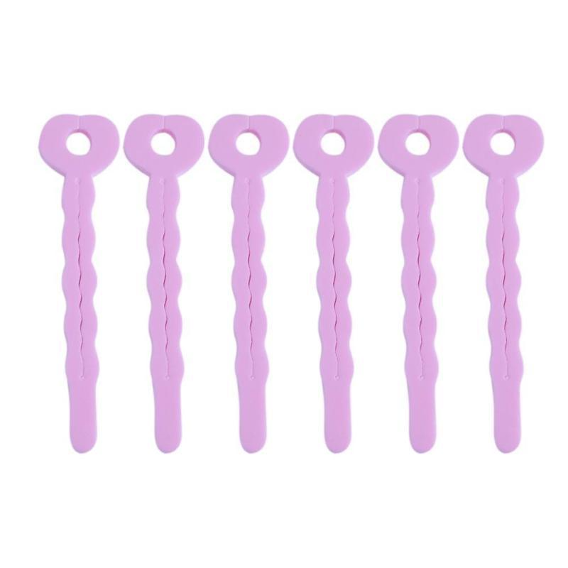Heart-Shaped Sponge Hair Curling Iron Strips