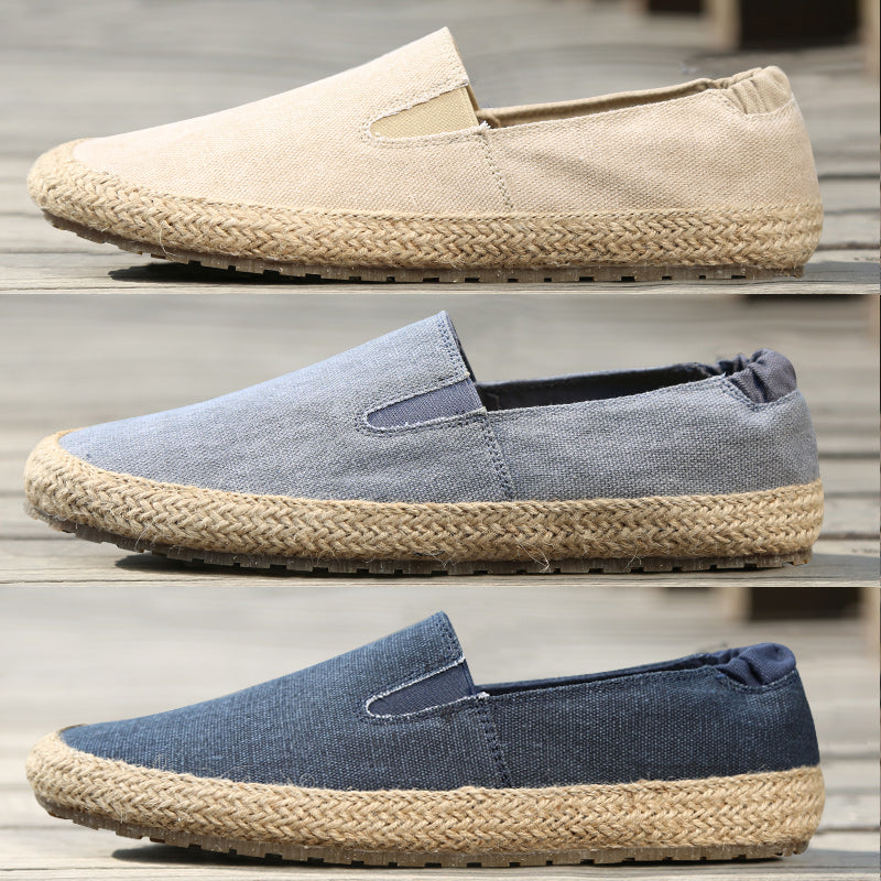 Oriental Fisherman Linen Loafers