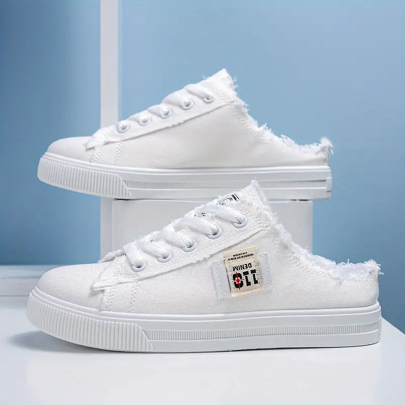 Women's Summer Flat Slip-On Canvas Sneakers