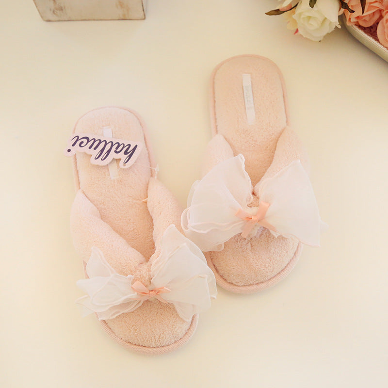 Popular Waterproof Bowknot Slippers