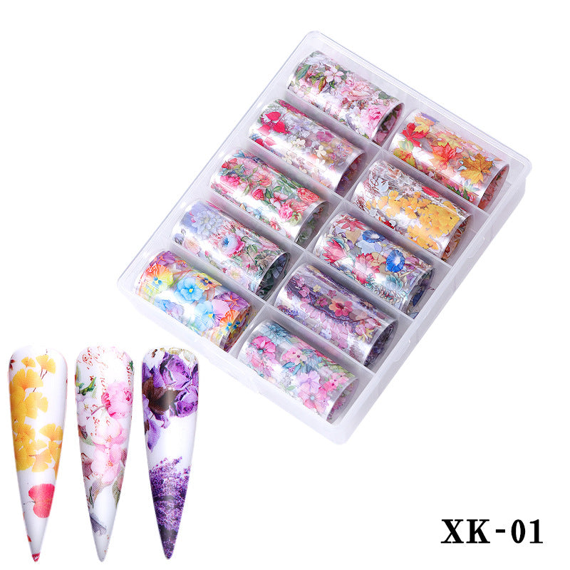 2020 New Nail Art Transfer Stickers - Starry Laser
