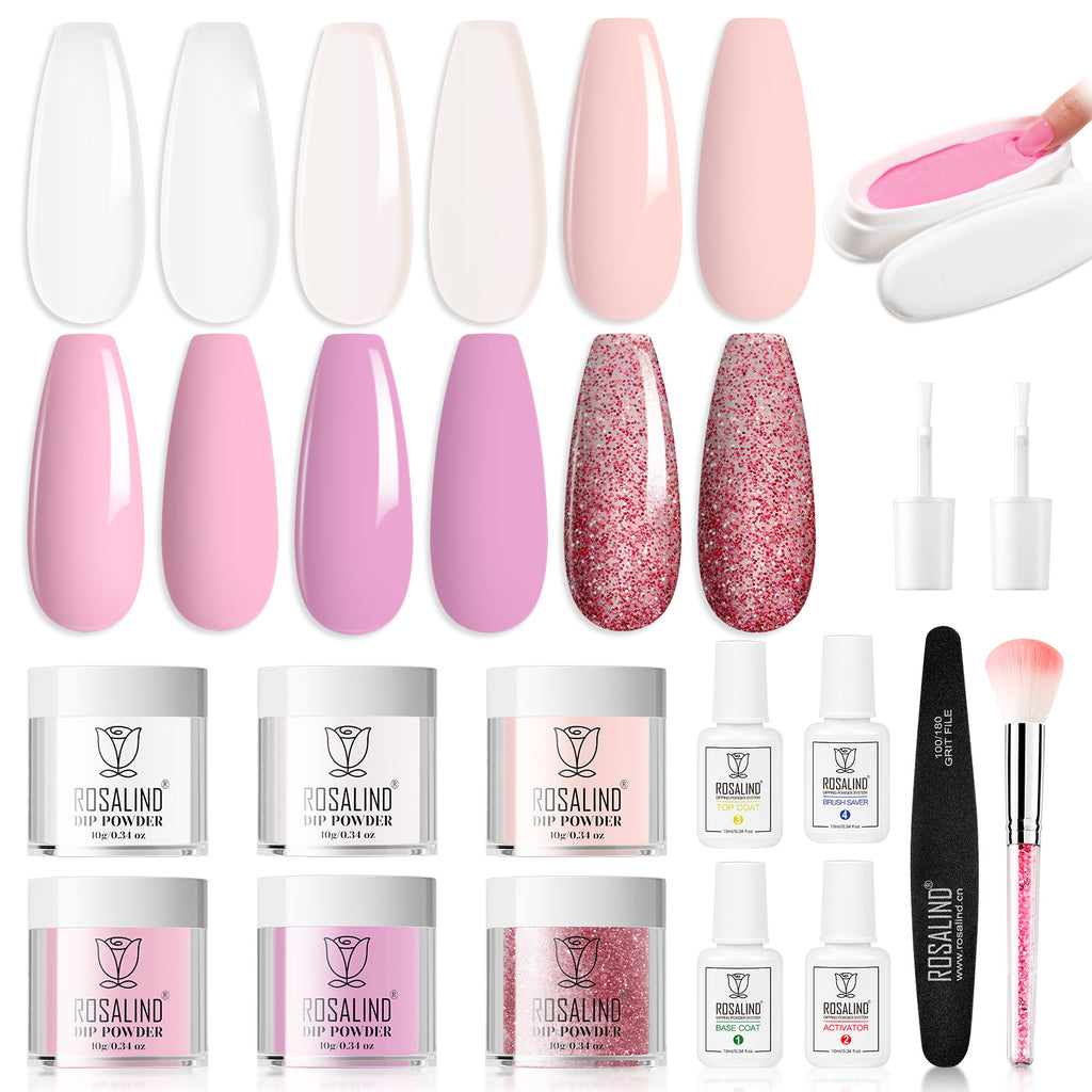 ROSAIND Elegance Nude Gel Manicure Kit