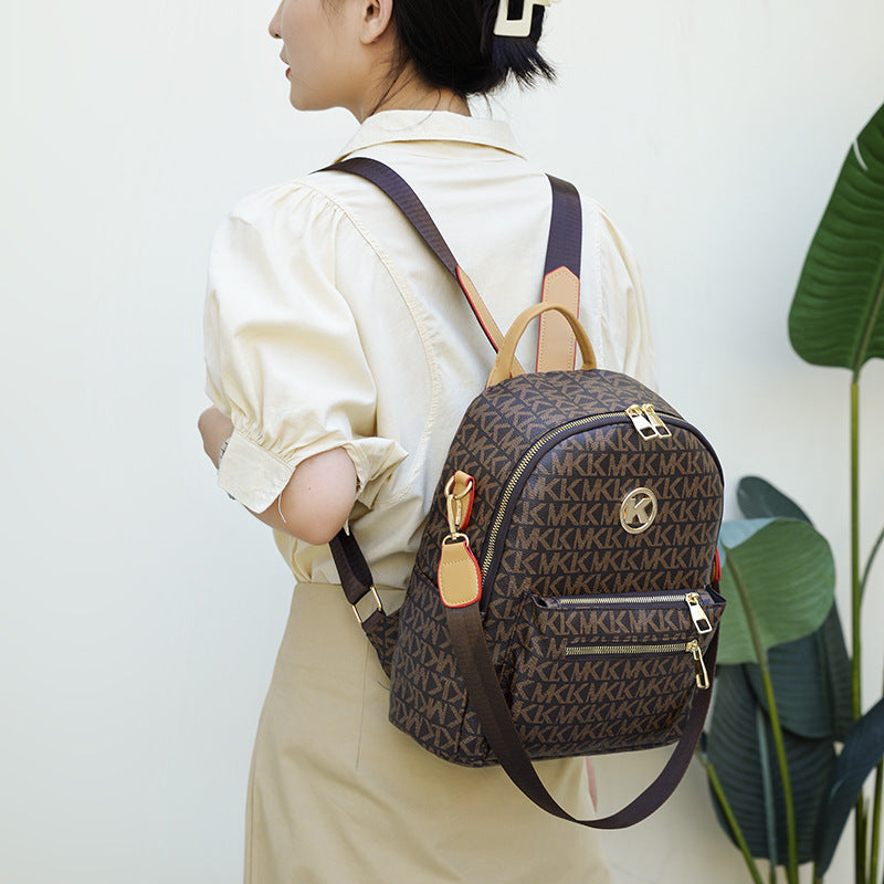 Fashionable Women’s Backpack 2023 Large Capacity PU Bag