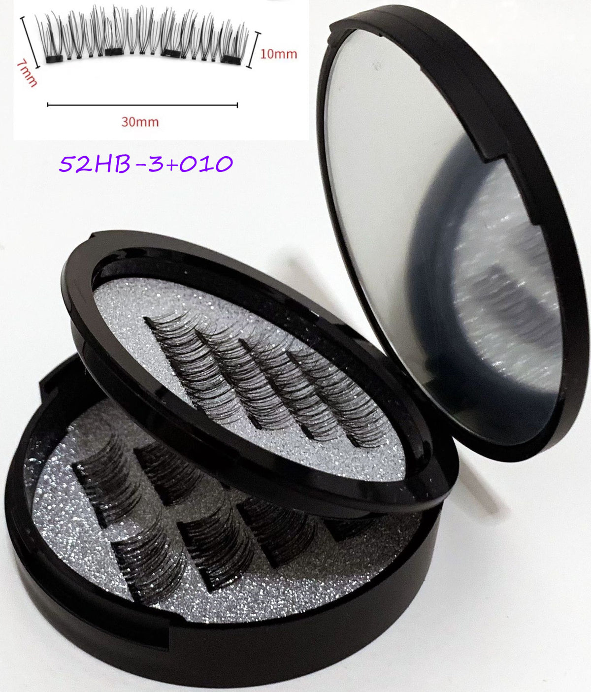 24P-3 Magnetic Lashes with Mirror - No Glue Needed