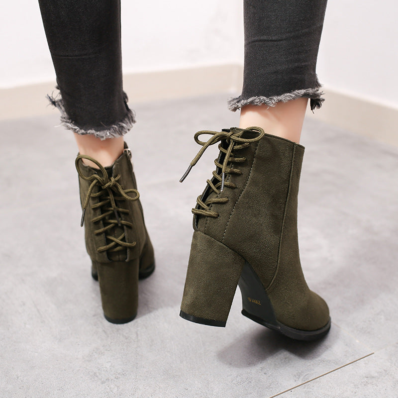 Stylish High Heel Ankle Boots for Women (Fall/Winter)