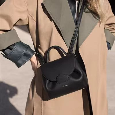 Polene Three-Color Small Pig Bag with Shoulder Strap