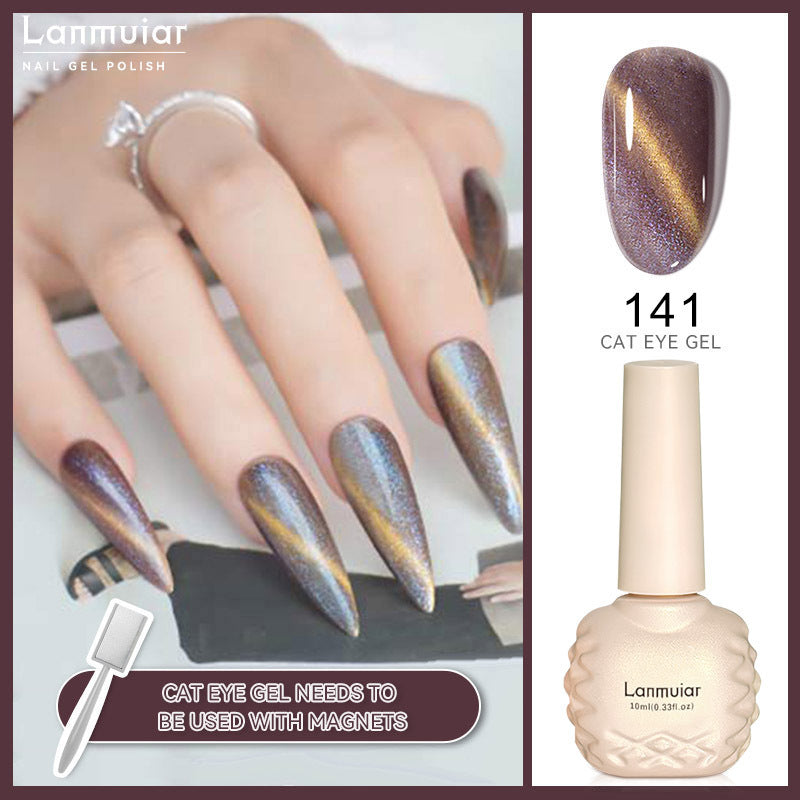 Vibrant Metallic Cat Eye Nail Enamel