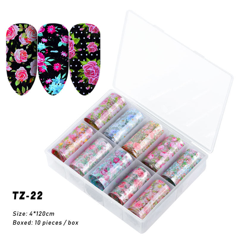 2020 New Nail Art Transfer Stickers - Starry Laser