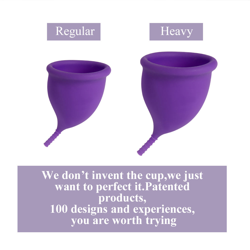 Elegant Silicone Menstrual Cup