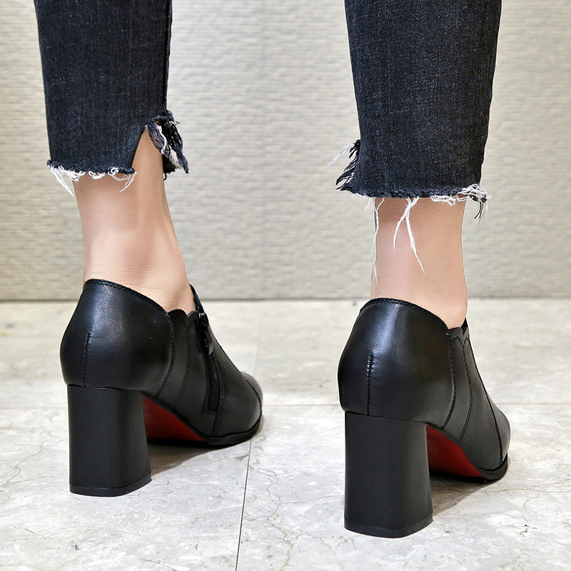 Elegant Pointed-Toe Heeled Booties