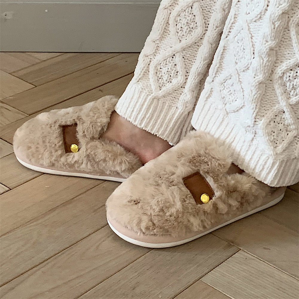Baotou Plush Women's Slippers